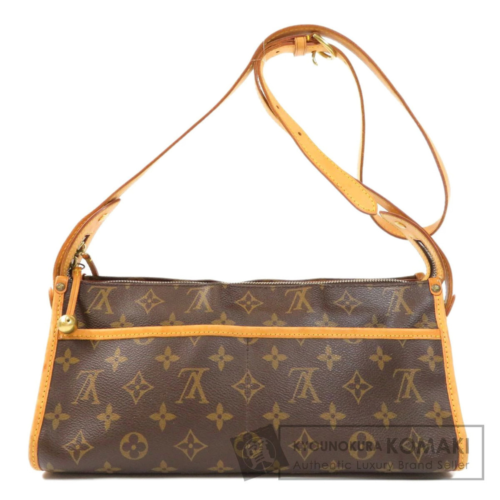 Louis Vuitton Popincourt Long Monogram Canvas Shoulder Bag Brown